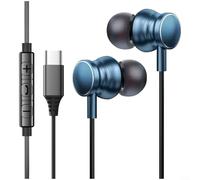 GLFLOW Écouteurs filaires de type C avec micro 3,5 mm pour smartphones, casque de jeu avec son de haute qualité et ajustement confortable, câble de 1,2 m (D)