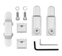 GLFLOW Ensemble de points de verrouillage de fenêtre en alliage de zinc pour portes en aluminium à rupture thermique, kit de matériel de sécurité multi-points avec clé hexagonale (A)