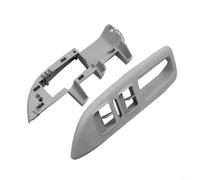 GLFLOW Ensemble de support de couvercle de commutateur de lève-vitre 1Z1867171D 1Z1867175 pour Skoda Octavia 04-13 ABS pièces de rechange pour commande intérieure (gris)