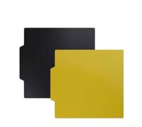 GLFLOW Feuille de plate-forme magnétique pour imprimante 3D 235 x 235 mm double couche chauffante autocollant avec givré