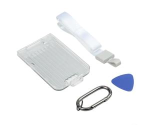 GLFLOW For Plaud, For Plaud Note, Étui de protection en PC avec support magnétique et lanière pour enregistreur vocal Plaud Note AI, transparent (transparent)