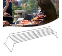 GLFLOW Grille chauffante en acier inoxydable pour barbecue à gaz Weber Q300 Q320 Q3000 Q3200 Spirit II - Accessoire de barbecue d'extérieur pour conserver la chaleur