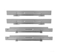 GLFLOW Grille de barbecue en acier inoxydable - Protection contre le vent - Panneau de protection arrière latéral pour grille extérieure de 28 à 36" (43,2 cm)