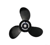 GLFLOW Hélice de bateau à 3 lames en alliage d'aluminium 8,9 x 8,5, 12, rotation à droite, pour hors-bord Mercury/Tohatsu/Nissan 8/9.8/9.9hp
