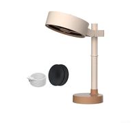 GLFLOW Hotte portable USB, hauteur réglable, ventilateur purificateur amovible et filtre lavable pour barbecue intérieur, marmite chaude et cuisine maison, beige (2e génération)