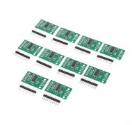 GLFLOW HX711 Module de capteur de pesée 24 bits pour ADC double canal d'entrée gain réglable cellule de charge double canal pour développement Arduino (petite carte)