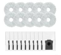 GLFLOW Kit d'accessoires pour aspirateur Mova E40 Ultra 20 pièces avec sacs filtrants et serpillères lavables