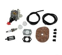 GLFLOW Kit de carburateur pour débroussailleuse FS56RC FS70C FS70R FS70RC avec filtre à air et joint de conduite de carburant pour ampoule d'amorçage pièces de rechange