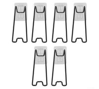 GLFLOW Kit de montage pour cadres photo de 15 à 26 cm, supports muraux en fer + plastique avec dos transparent, aucun outil nécessaire, 6 ou 8 ensembles (lot de 6)