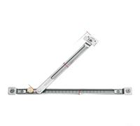 GLFLOW Limiteur de fenêtre Support de fenêtre Restreinte de fenêtre Angle d'ouverture réglable jusqu'à 135°, pour protection contre le vent pour la maison et le bureau (25,4 cm)