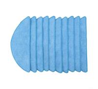 GLFLOW Lot de 10 lingettes de rechange en microfibre pour aspirateur robot SilverCrest 3000A - Lot de 4/10 pièces de nettoyage