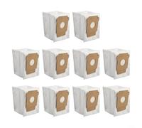 GLFLOW Lot de 10 sacs à poussière de 8 L, pour aspirateur Roomba 2 Q0520, convient pour aspirateur robot essentiel avec fonction d'élimination automatique de la saleté