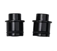 GLFLOW Lot de 2 adaptateurs de moyeu de vélo 12 mm, 15 mm à 9 mm, kit de conversion QR pour moyeux Hope DtSw usinés CNC (2 pièces de 12 à 9 mm)