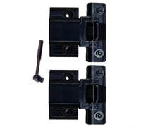 GLFLOW Lot de 2 charnières anti-poussière pour couvercle de platine Technics SL1200 MK2 MK5 SL1210, ouverture lisse, noir