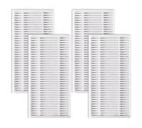 GLFLOW Lot de 4/10 filtres de rechange pour aspirateur robot XWOW R1 R2, piège la poussière et les squames d'animaux, blanc, lot de 4/10