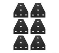 GLFLOW Lot de 6 supports d'angle en alliage d'aluminium pour imprimantes 3D et cadres CNC (T)
