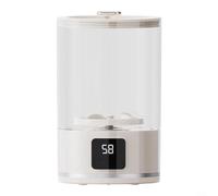 GLFLOW Machine à laver portable sans fil, rechargeable 3000 mAh pour mini appareil à linge pour sous-vêtements, capacité de 1 L, ABS, blanc