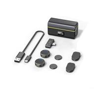 GLFLOW Microphone sans fil compatible avec X5 et Go Ultra, design ABS compact, joue pour le vlogging et les entretiens