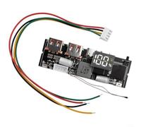 GLFLOW Module de banque d'alimentation 3S 4S 5S, bidirectionnel, 65 W 100 W, charge rapide, avec support QC PD VOOC et fonction solaire, 80 x 27 mm (5S 100 W)