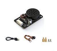 GLFLOW Module de commande vocale hors ligne avec UART/IIC, détection de champ loin, type C, pour maison intelligente et robot