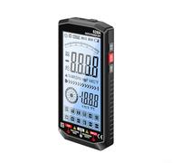 GLFLOW Multimètre numérique sans fil 628A, 6000 points True RMS avec USB-C rechargeable, testeur de courant CA/CC pour une utilisation automobile et industrielle (628 A, noir)