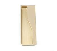 GLFLOW Poignée de tiroir en alliage d'aluminium 138 mm, finition grise | Construction en aluminium, taille de 138 mm, couleur grise, look minimaliste moderne, compatible avec garde-robe