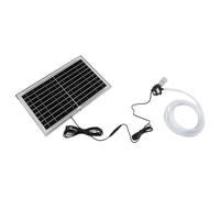GLFLOW Pompe de bassin solaire avec filtre, 10 W 9 V, pompe sous-marine pour bassin et aquarium, circulation de l'oxygène 2,5 m Tête de livraison