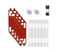 GLFLOW Ruban adhésif de montage sans perçage pour tapo avec clés de déverrouillage pour une installation sécurisée de la sonnette vidéo sur le mur