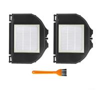 GLFLOW RV2310AE Ensemble de filtres et brosses compatibles avec aspirateur Shark pour robot Matrix RV2310AE avec 2 filtres de rechange et un outil de nettoyage