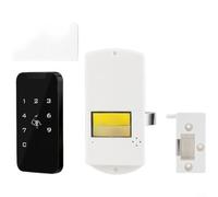 GLFLOW Serrure électronique à mot de passe avec écran tactile | Double mode et alimentation de secours Type-C Serrure à combinaison pour armoires en bois et tiroirs dans la salle de billard