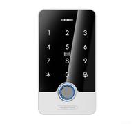 GLFLOW Serrure intelligente, serrure intelligente pour porte d'entrée, contrôle d'accès à empreintes digitales étanche, clavier et pour RFID, contrôle par application pour Tuya (J300A)