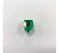 GLFLOW Stylet ovale conique pour platines vinyles LP60X LP60 PL300 Series et cartouche ALE33, aiguille de rechange avec qualité sonore améliorée (vert)