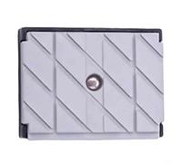 GLFLOW Tampon de chaîne de transport pour machine de menuiserie, caoutchouc nylon, 80 x 63 x 18 mm