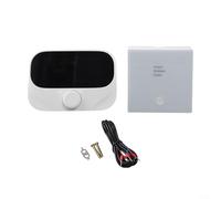GLFLOW Thermostat programmable sans fil pour chaudière WiFi Smart Contrôleur de température Télécommande Minuteur Bouton rotatif Affichage Blanc 118 x 86 x 24 mm (WiTH3-WIFI)