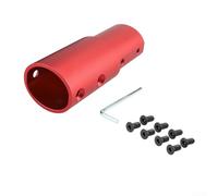 GLFLOW Tube d'extension de guidon de trottinette électrique, en alliage d'aluminium pour Xiaomi M365 Pro 1S, compatible avec NINEBOT F20 F25 F30 pour F40, hauteur réglable (rouge)