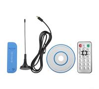 GLFLOW Tuner TV numérique USB 2.0 Récepteur RTL2832U R828D 25 MHz à 1760 MHz avec antenne pour usage industriel professionnel