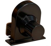 GLFLOW Verrou de porte d'armoire en verre en alliage de zinc sans perçage pour vitrines vitrines sécurisées sans