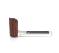 GLFLOW XT30II Poignée en bois pour appareil photo Fujifilm X-T30/X-T30 II avec plaque de base en métal compatible ARCA Argenté