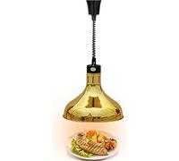 GLFNB Lampe chauffante pour Aliments, Chauffe-Plats de 290 mm, Lampe chauffante pour Aliments avec Lampe 250 W, Lampes chauffantes suspendues pour Restaurant pour réchauffer Les Aliments, Service