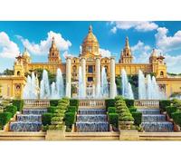 GLHUIOZ 1000 Pièces Collection d'art Qualité Premium pour Adultes et Enfants à partir de 12 Ans Puzzle, Musée National d'art des fontaines d'Espagne 75x50cm
