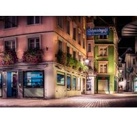 GLHUIOZ 1500 Pièces, DIY Puzzle, Divertissement Créatif, Cadeau, Amusement, Puzzles Classiques Suisse Rue Saint-Gall 87x57cm