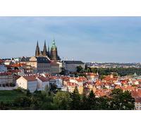 GLHUIOZ 500 Pièces Collection d'art Qualité Premium pour Adultes et Enfants à partir de 12 Ans Puzzle, Châteaux République de Prague 52x38cm