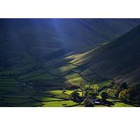 GLHUIOZ 500 Pièces DIY Divertissement Cadeau Amusement Puzzles Classiques pour Adultes et Enfants à partir de 12 Ans,Royaume-Uni,Lake District,Parc National du Lake District 52x38cm