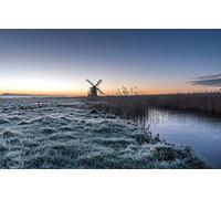 GLHUIOZ 500 Pièces,DIY Puzzle,Divertissement Créatif,Cadeau,Amuesment Classiques,Moulin,52x38cm