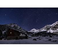 GLHUIOZ 500 Pièces,DIY Puzzle,Divertissement Créatif,Cadeau,Amusement,Puzzles Classiques,Bulgarie,Montagnes de Rila,Chalet Malyovitsa,52x38cm