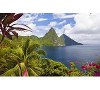 GLHUIOZ 500 Pièces,DIY Puzzle,Divertissement Créatif,Cadeau,Amusement,Puzzles Classiques Côte,Caraïbes,52x38cm