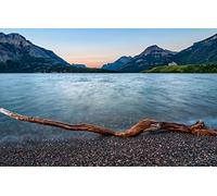 GLHUIOZ 500 Pièces Maison Rencontre Jeux DIY Divertissement Cadeau Amusement Classiques pour Adultes et Enfants à partir de 12 Ans,Canada,Bois flotté,Galets,Parc National des Lacs Waterton,52x38cm