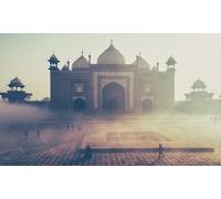 GLHUIOZ 500 Pièces Maison Rencontre Jeux DIY Divertissement Cadeau Amusement Puzzles Classiques pour Adultes et Enfants à partir de 12 Ans, Mausolée du Taj Mahal Inde Agra 52x38cm