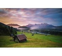 GLHUIOZ 500 Pièces,Panorama,Qualité Premium,pour Adultes et Enfants à partir de 12 Ans,Allemagne,Alpes bavaroises,52x38cm