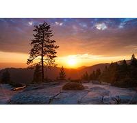 GLHUIOZ 500 Pièces,Panorama,Qualité Premium,pour Adultes et Enfants à partir de 12 Ans,Coucher de Soleil,Montagne,Rocher du Scarabée,52x38cm